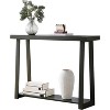Kings Brand Emma Narrow Console Table with Shelf – Ideal for Entryway, Sofa, Hallway, Living Room, Office, Foyer, 44 Inch - 2 of 4