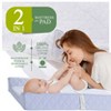 Modera Organic Cotton Contoured Baby Changing Pad w/ Waterproof Foam Mattress, Includes Soft Removable & Washable Cover, Safety Strap, Non-Slip Bottom - 4 of 4