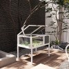 Tortoise Habitat Wooden Tortoise House,Small Animals Cage With Removable Waterproof Tray And Observation Window For Lizards Geckos-Cuddlewood - 2 of 4