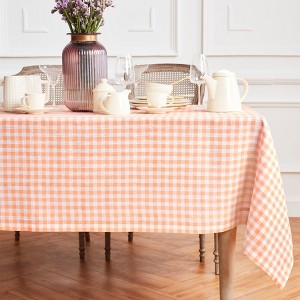 Solino Home Linen Gingham Check Tablecloth - 1 of 4