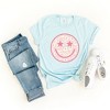 Simply Sage Market Women's Floral Smiley Face Long Sleeve Graphic Tee - 2 of 4