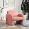 Modern Accent Chair,Comfortable Armchairs For Reading,Leisure Chairs,Dining Arm Chairs Upholstered,Target Accent Chairs With Pillow-Cuddlewood - 2 of 4