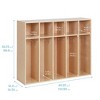 ECR4Kids Streamline 5-Section Toddler Coat Locker, 1 - 2 of 4