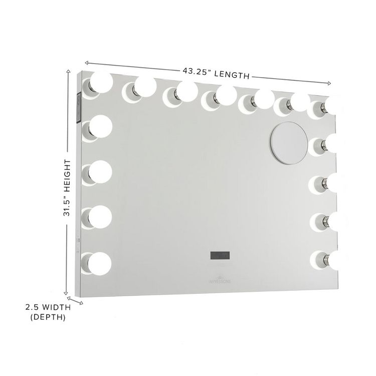 Impressions Vanity Hollywood Premiere Pro Vanity Mirror, 6 of 14