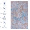 Gulches Yellow Washable 5x8 Area Rug: Brighten Your Space with Style and Functionality - 4 of 4