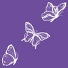 Juniors Womens Lost Gods Flying Butterfly T-Shirt - 2 of 4