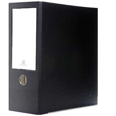 Bindertek 3-Ring 4-Inch Premium High Capacity Binders Black 3XLN-BK