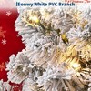 4.5 ft/6 ft/7.5Ft/9 ft Christmas Tree, Christmas Decorations w/ Lights, Pre-lit Artificial Christmas Tree - 4 of 4