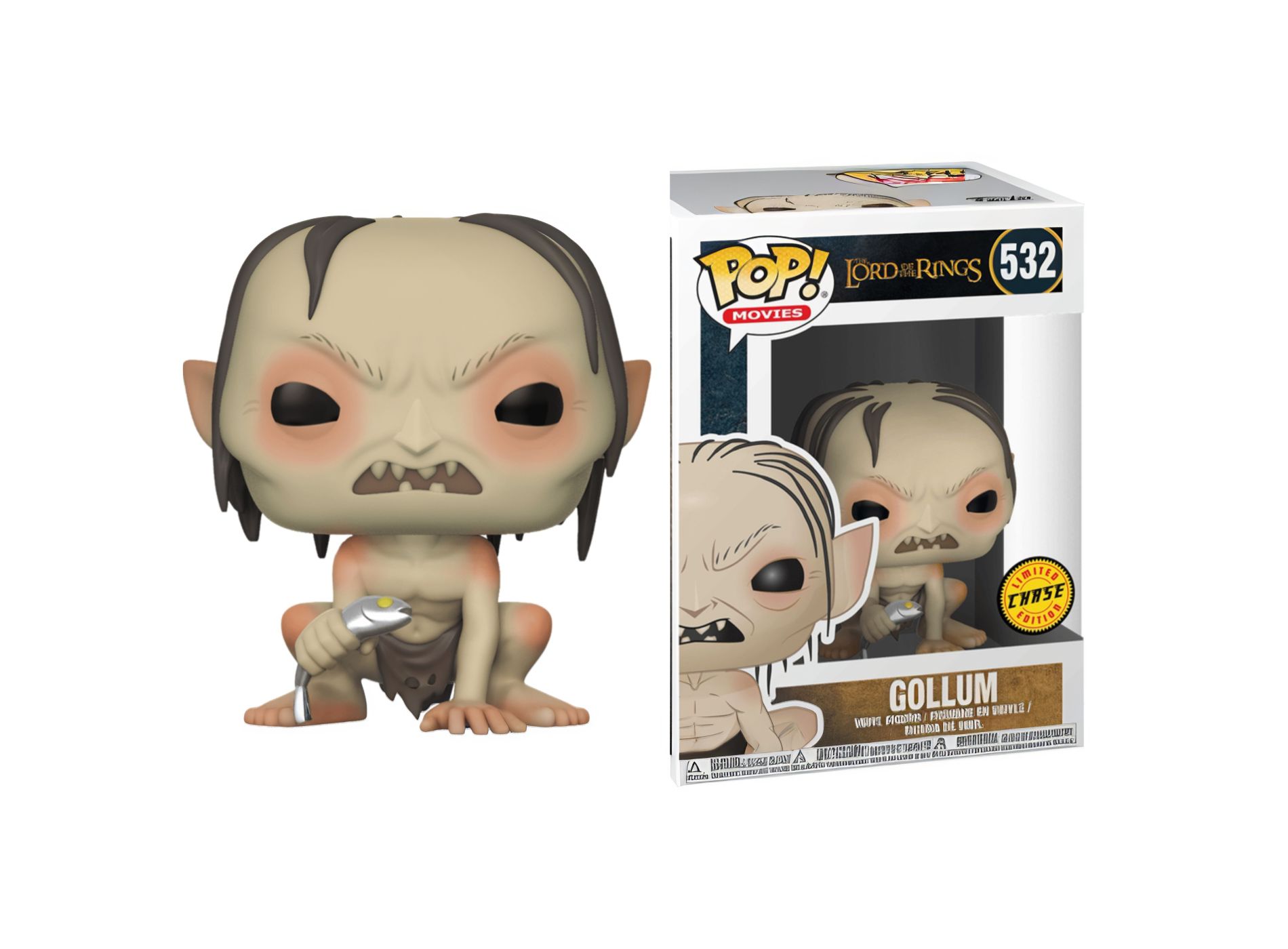 Funko Pop! Lord of the Rings: Gollum #532 Chase Variant