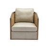 360 Degree Swivel Barrel Club Chair for Nursery, Hotel, Bedroom, Office, Lounge - 2 of 4