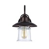 Chloe Lighting Manette Industrial-Style 1 Light Rubbed Bronze Wall Sconce 9"Wide - 3 of 3