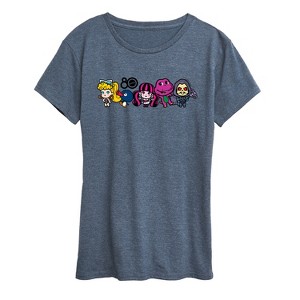 Women's - Mattel - 80Th Lineup Color Short Sleeve Graphic T-Shirt - 1 of 4