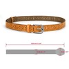 INSPIRE CHIC Womens Vintage Hollow Belts Pin Buckle Faux Leather Belts for Jeans Pants - 3 of 4