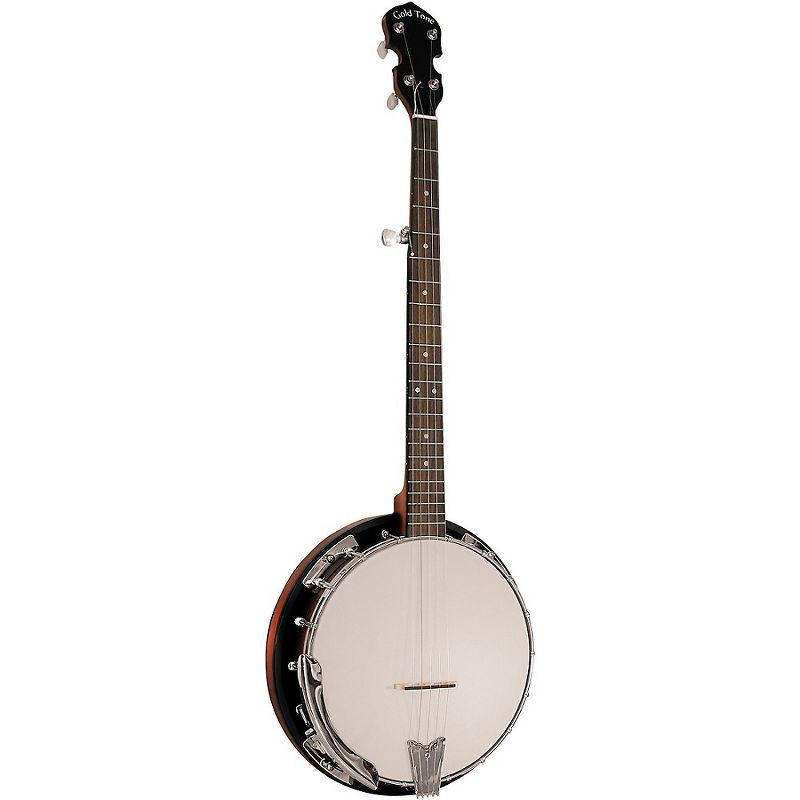 Gold Tone Cripple Creek CC-50RP/L Left-Handed Resonator Banjo With Planetary Tuners and Gig Bag Vintage Brown, 1 of 2