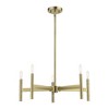 Livex Lighting Copenhagen 5 - Light Chandelier in  Antique Brass - 3 of 4