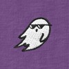 Dalix Ghost Mode Embroidered Lightweight Relaxed Jersey Tee Summer Cute Halloween Womens - 2 of 4