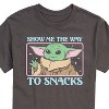 Men's - Star Wars - The Mandalorian Grogu The Way To Snacks Short Sleeve Graphic T-Shirt - 2 of 4