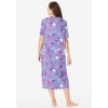 Dreams & Co. Plus Size Long Print Sleepshirt - 3 of 4