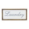 Cheung's Colista Elegant Laundry Wall Sign - White - 2 of 4