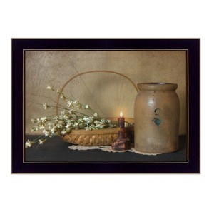 "Basket of Flowers" by Artisan Susie Boyer, Ready to Hang Framed Print, Black Frame - 1 of 1