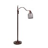 Vintage Arched Floor Lamp with Iron Mesh Shade Red - Lalia Home: UL Listed, Adjustable Height, Metal Body - 3 of 4