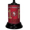 NFL 18-inch Desk/Table Lamp with Shade, #1 Fan with Team Logo, San Francisco 49ers - image 2 of 3