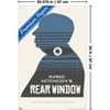 Trends International Alfred Hitchcock - Rear Window (1954) Silhouette Unframed Wall Poster Prints - 3 of 4