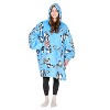 Tirrinia Wearable Blanket Oversized Hoodie for Adults, Patterns Sweatshirt Blanket, as Warm & Funny Gifts for Men Women Girlfriend - 3 of 4
