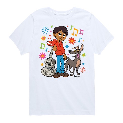 Boys Coco Miguel Y Dante Short Sleeve Graphic T shirt White Large Target