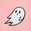 Dalix Ghost Embroidered Cotton Relaxed Fit Short Sleeve Crewneck Tee Shirt Women - 4 of 4
