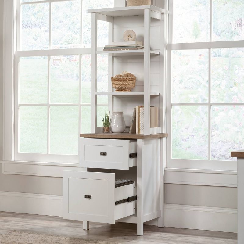 Cottage Road Storage Cabinet with Drawers White - Sauder, 3 of 7