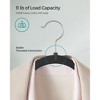 SONGMICS Clothes Hangers, Pack of 30/50 Plastic Coat Hangers, Non-Slip, 0.2 Inches Thick - 3 of 4