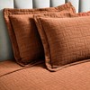 Cotton Medium Weight Geometric Matelasse Weave Bedspread Set by Blue Nile Mills - 4 of 4