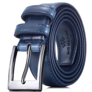 Mio Marino Men's Dual Loop Leather Belt - 1 of 4