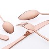 REGALWOVEN Stainless Steel Mirror Polished Flatware Set with Supporting Shelf Silverware Set 24 Pieces - 3 of 4