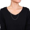 EVERLY JEWELRY | Silver Oval Cable Chain Necklace– Multiple Length Options - 3 of 4