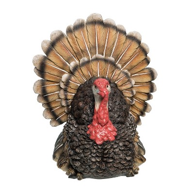 Multicolor Resin 10.5 inch Thanksgiving Turkey Tabletop Decor