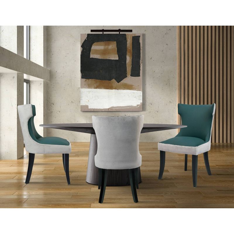 Set of 2 Zeke Dining Chair - Chic Home, 1 of 8