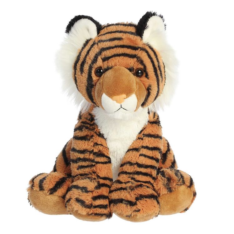 Aurora Medium Bengal Tiger Cuddly Stuffed Animal Brown 11.5", 1 of 4