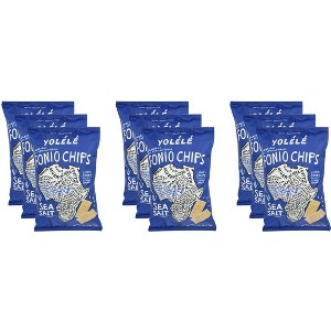 Yolele Sea Salt Fonio Chips - Case of 9 - 5 oz - 1 of 2