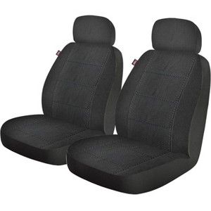 Dickies 2pc Custom LB Blair Seat Cover Automotive Interior Covers And Pads Black - 1 of 4