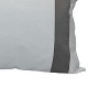 Versailles Valentina Ultra Soft Plush Decorative Throw Cushion Grey - 3 of 4