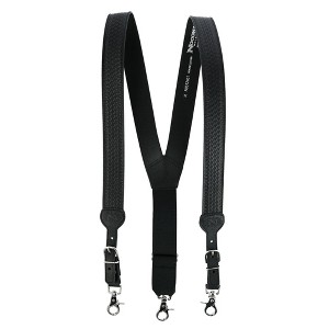 Nocona Belt Co Men's Big & Tall Leather Braided Suspenders with Buckle Ends - 1 of 3