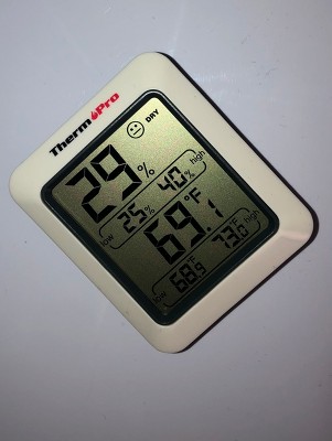 ThermoPro Indoor Hygrometer Thermometer Humidity Monitor Weather Station  with Temperature Gauge TP50W - The Home Depot