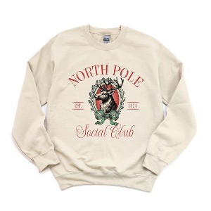 Simply Sage Market Women's Graphic Sweatshirt North Pole Social Club - 1 of 4