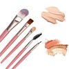 Unique Bargains Travel Makeup Brush Set Eyeshadow Brush Concealer Blusher Brush Faux Fiber 20Pcs - 4 of 4