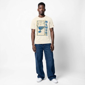 NHL St. Louis Blues Champion Men's Cream Short Sleeve T-Shirt : Target