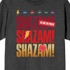 Shazam 2 Fury Of The Gods We Are The Power Crew Neck Short Sleeve Charcoal Heather Men's T-shirt - 2 of 3