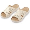 Collections Etc Comfort Stretch Slip-On Shoes with Padded Insoles and Built-In Arch Support - 4 of 4