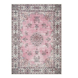 Lahome Loop Border Gradient Style Short Pile Velvet Rectangular Indoor Area Rug - 1 of 1